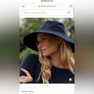 Jenni Kayne packable hat - Navy
